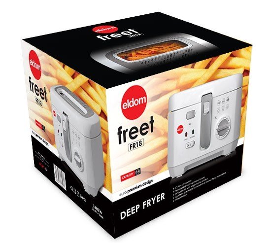 ELDOM FREET frituregryde, 2,5 l, 400 g fritter, temperaturregulator #25