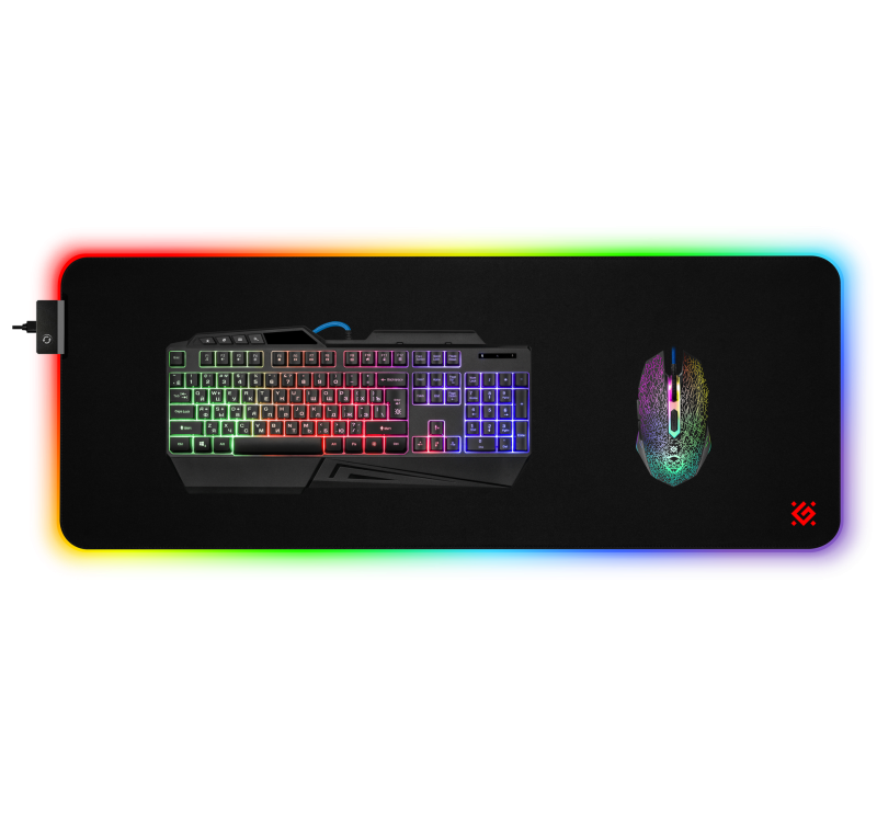 DEFENDER GAMING ULTRA LIGHT LED pude 900x350x4mm #3