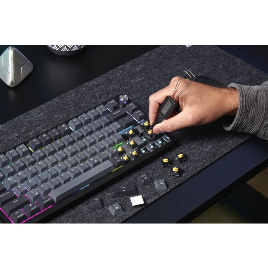 Corsair K65 PLUS WIRELESS 75 % RGB tastatur Spil RF trdls + USB QWERTZ Tysk Sort #4