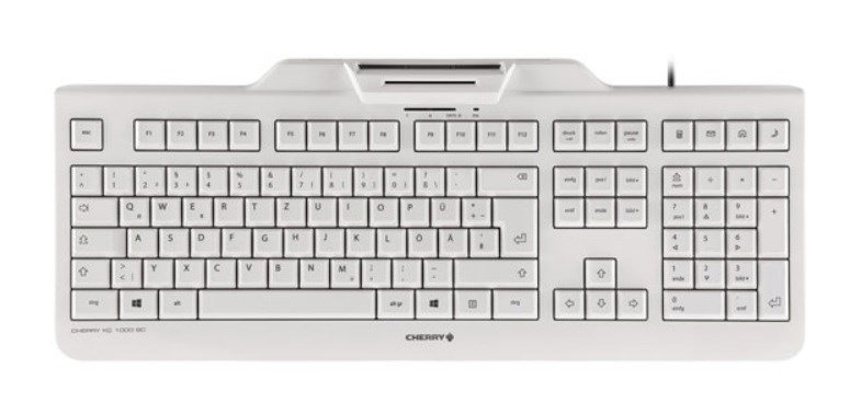 CHERRY KC 1000 SC tastatur USB Schweizisk Gr� #1