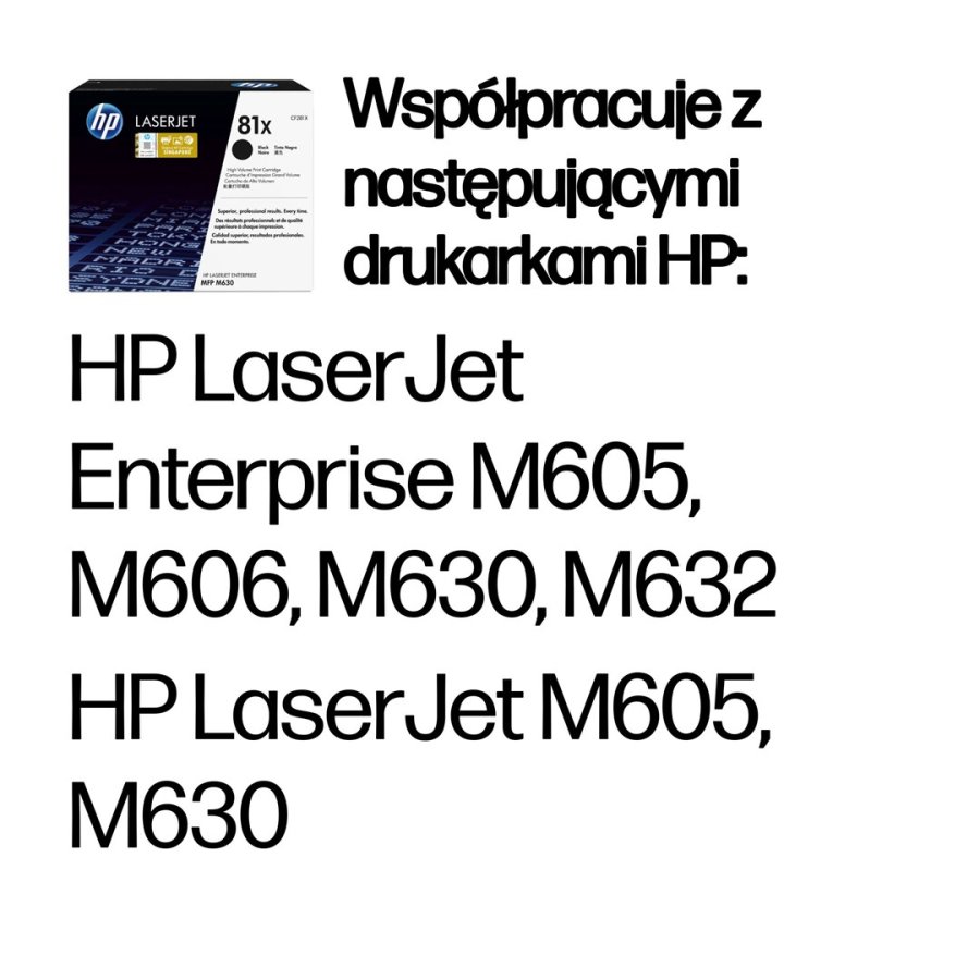 HP Original 81X LaserJet-tonerpatron med hj kapacitet, sort #3