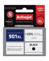 Activejet AH-901BRX Blk (erstatning HP 901XL CC654AE; Premium; 20 ml; sort) #1