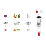 Bosch MCM3201B foodprocessor 800 W 2,3 L Sort, Transparent #5
