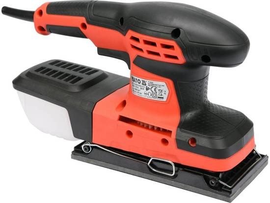 Yato YT-82230 transportabel slibemaskine Excentersliber Sort, Orange 260 W #4