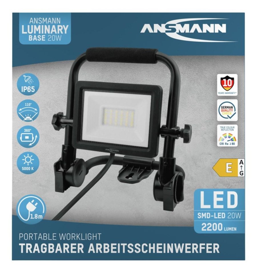 Ansmann FL20W-AC Sort LED 20 W #8