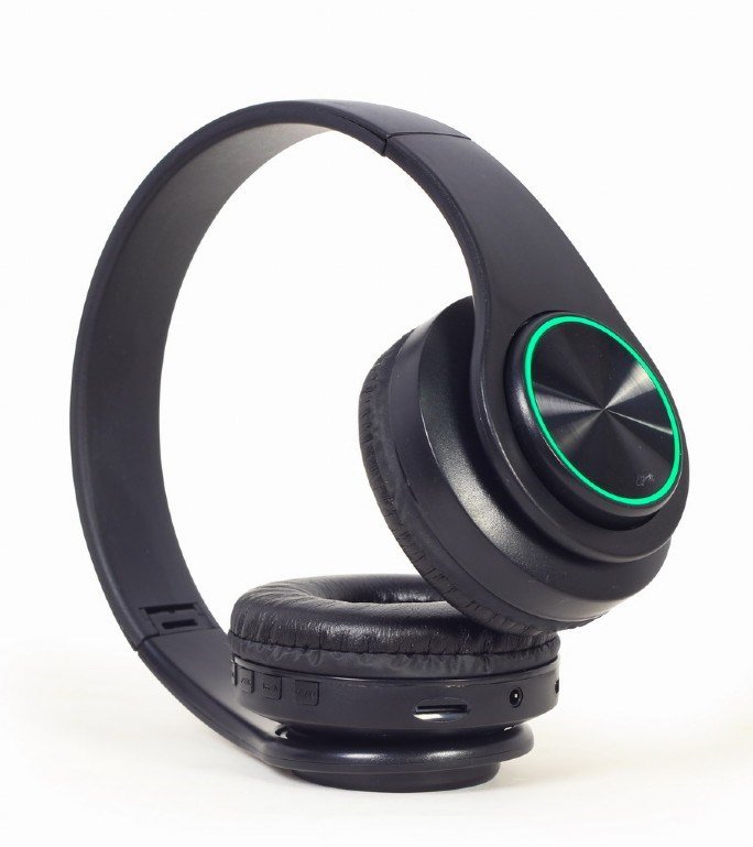 Gembird BHP-LED-01 hovedtelefoner/headset Kabel & trdls Musik/hverdag Micro-USB Bluetooth Sort #4