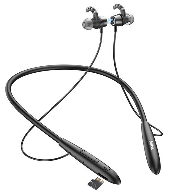 Hoco ES61 Manner Sports Trdlst headset i rerne Opkald/musik Bluetooth Sort #5