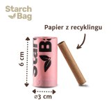 STARCHBAG BIO komposterbare poser til affring lilla  8x15 stk. #4