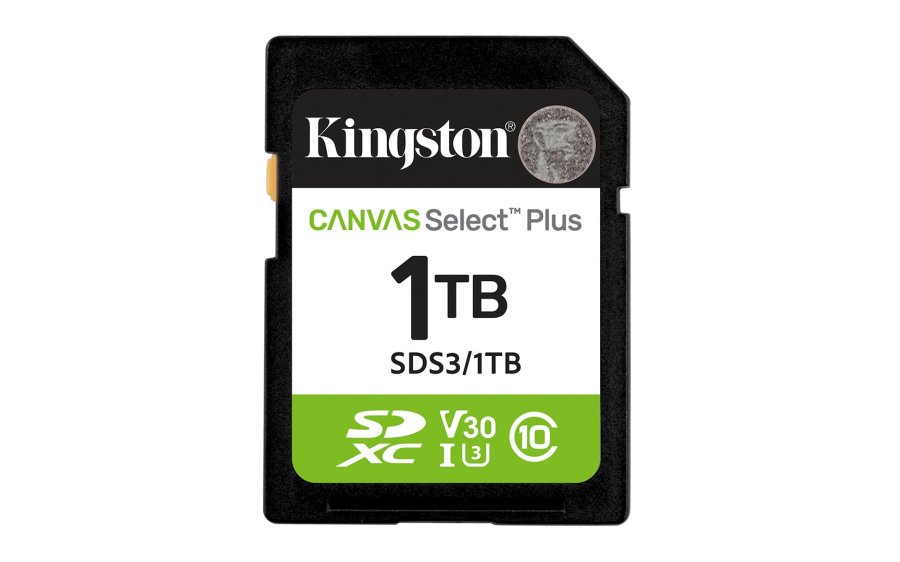 Kingston Technology 1 TB SDXC Canvas Select Plus Gen3 150 MB/s C10 UHS-I U3 V30 #1