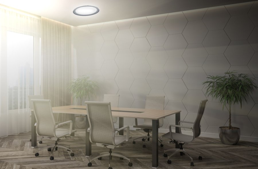 Activejet Plafon LED AJE-FOCUS Grey + pilot loftbelysning Gr� Ikke-udskiftelig p�re(r) G #5