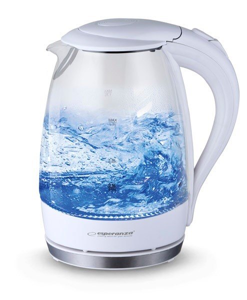Esperanza EKK011W elkedel 1,7 L glas/hvid 2200 W #3