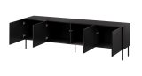 Cama RTV-skab SIENA 200x40x60 mat sort #2