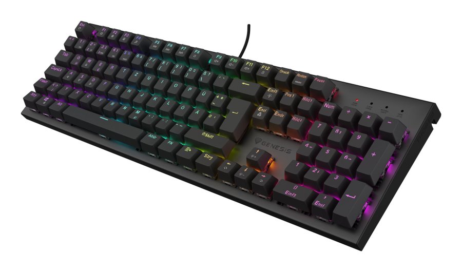 GENESIS Thor 303 tastatur Spil USB QWERTZ Tysk Sort #4