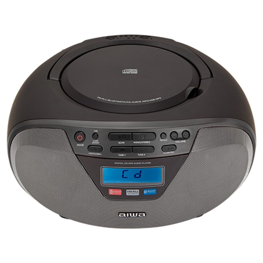 Aiwa BBTU-400BK b�rbar stereosystem Analog & digital 6 W FM Sort MP3-afspilning #6