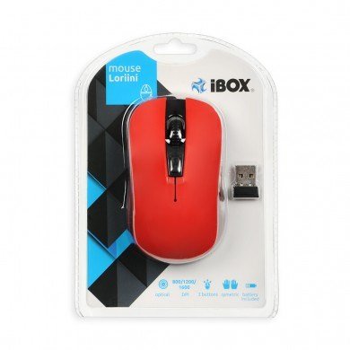 iBox LORIINI mus Ambidextrous RF trdlst Optisk 1600 dpi #6