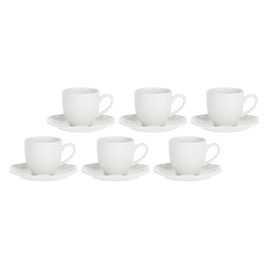 LA PORCELLANA BIANCA VILLADEIFIORI Set of 6 coffee cups with saucer 85 ml #2