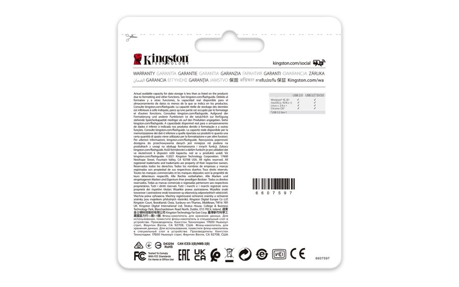 Kingston Technology DataTraveler 64 GB USB 3.2 Gen 1 Exodia M (sort + bl) - 2 stk. #9