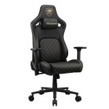 COUGAR CGR-DFL-GLB PC gamingstol Polstret vatteret s�de Sort, Guld #11