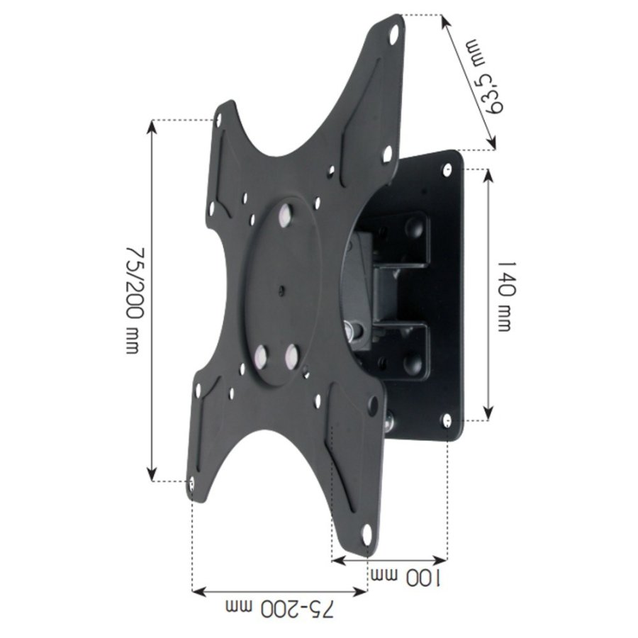 Techly ICA-LCD 2900B tv-beslag 94 cm (37