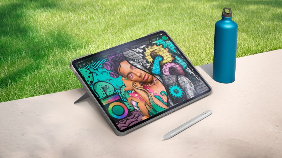 Logitech Combo Touch QWERTZ Tysk Smart Connector Gr� #3