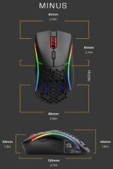 Glorious Gaming Model D Minus mus Spil Hjre hnd USB Type-A Optisk 3200 dpi #19
