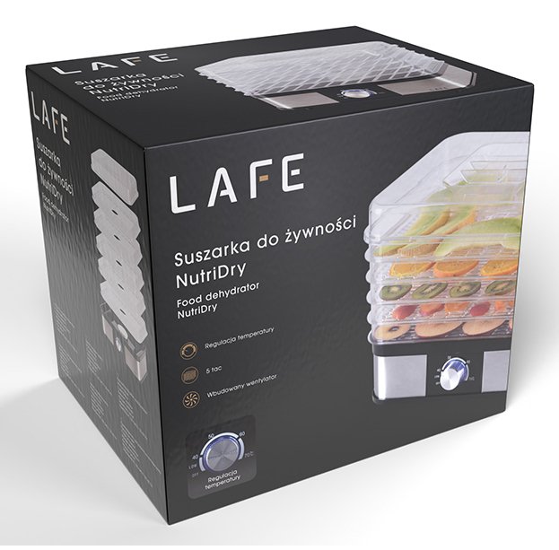 Lafe NutriDry Rustfrit st�l, Sort 250 W #11