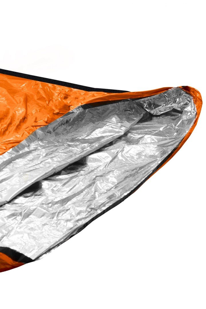 ORTOVOX Bivy Ultralight Voksen Rektangul�r sovepose Polyurethan, S�lv Bl�, Orange #4