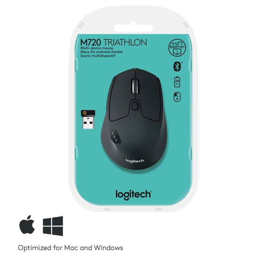 Logitech M720 Triathlon Wireless Mouse #7