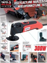 Yato YT-82220 multifunktionsvrktj Sort, Rd 300 W 22000 OPM #8