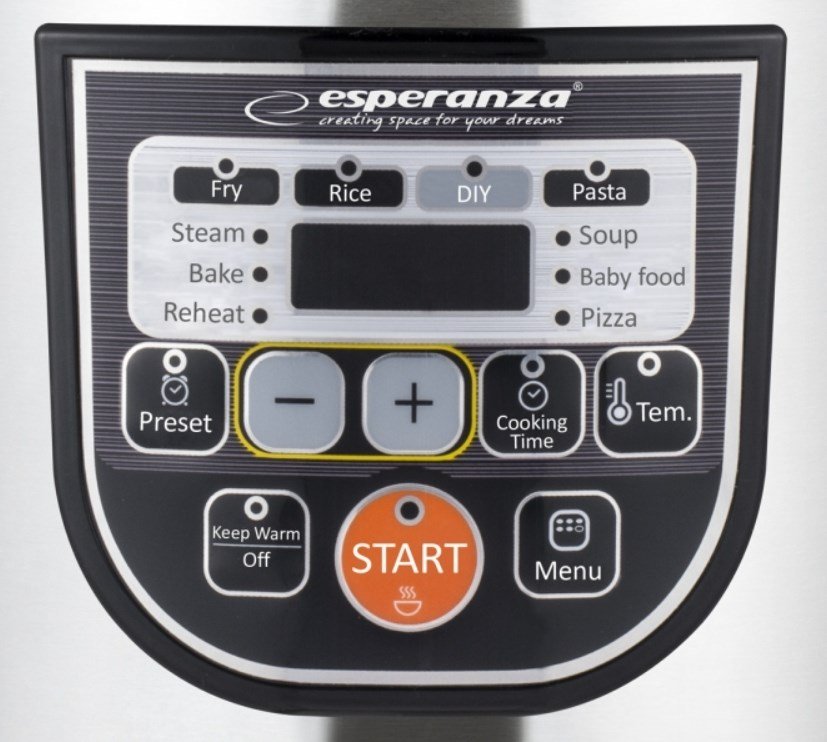Esperanza EKG011 multi cooker 5 L 860 W Sort, Rustfrit stl #8