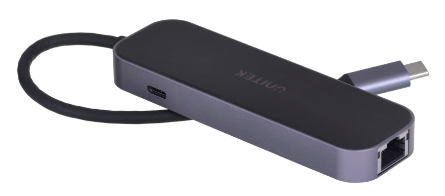 UNITEK HUB USB-C 3.1,RJ-45,3XUSB-A,HDMI,4K,PD100W #4