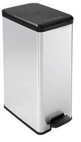 Curver Slim Bin 40L Firkant Plast Sort, Slv #3