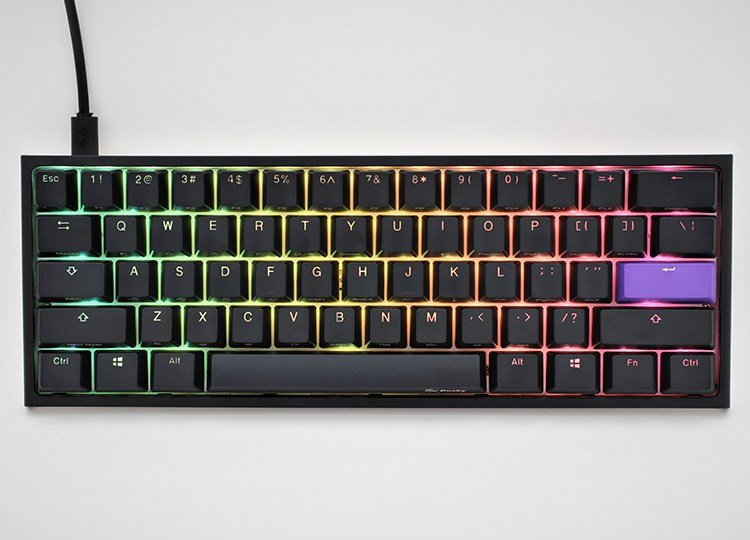 Ducky One 2 Mini RGB tastatur Spil USB Tysk Sort #7