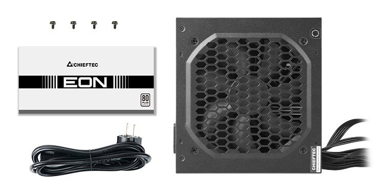 Chieftec EON ZPU-500S enhed til str�mforsyning 500 W 20+4 pin ATX ATX Sort #6