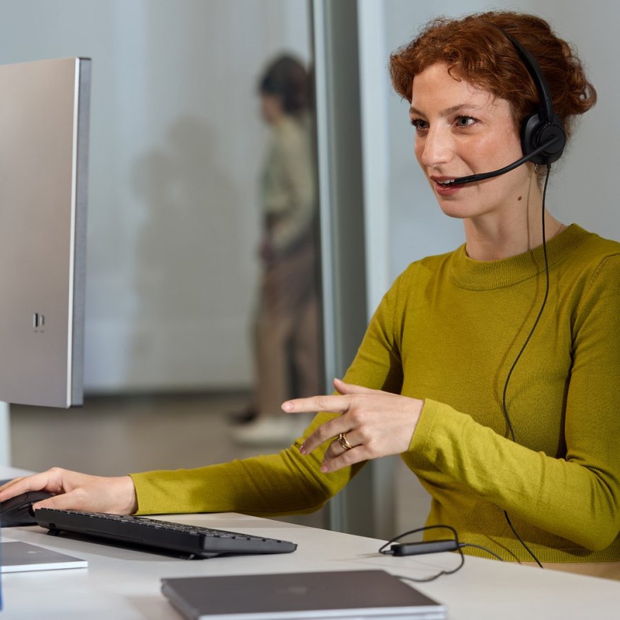 HP Poly Mission 415 Monaural USB Wired Headset #5