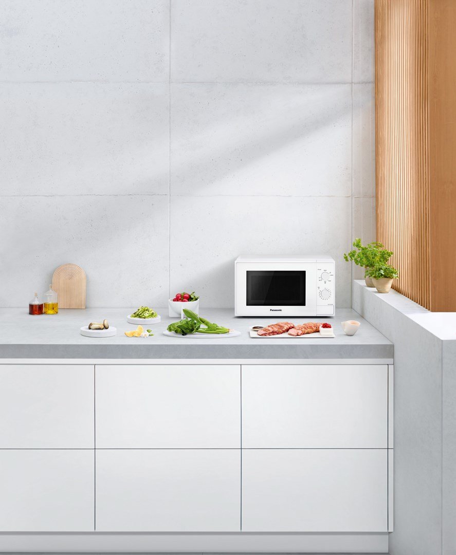 Mikroblgeovnen med Grill Panasonic NN-K10JWMEPG Hvid 800 W 1000 W 20 L #4