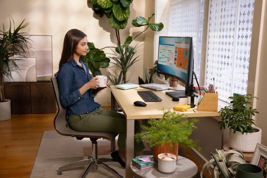 HP P34hc G4 WQHD USB-C Curved Monitor #9