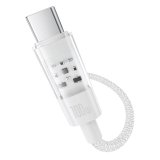 Baseus Gem USB A til USB C hurtigopladningskabel 2 m 100 W Hvid #2