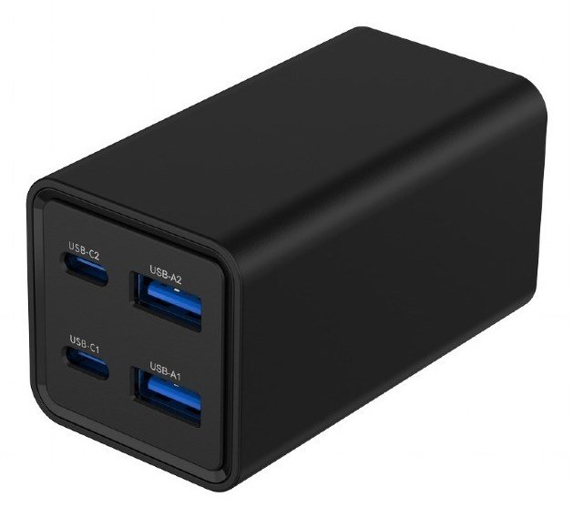 Gembird TA-UC-2A2C-PD65-01-BK oplader til mobil enhed Laptop, Smartphone Sort Vekselstrm Hurtig opladning Indendrs #2