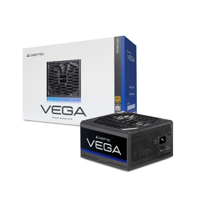 Chieftec Vega 750W Series PPG-750-S enhed til str�mforsyning 20+4 pin ATX ATX Sort #7