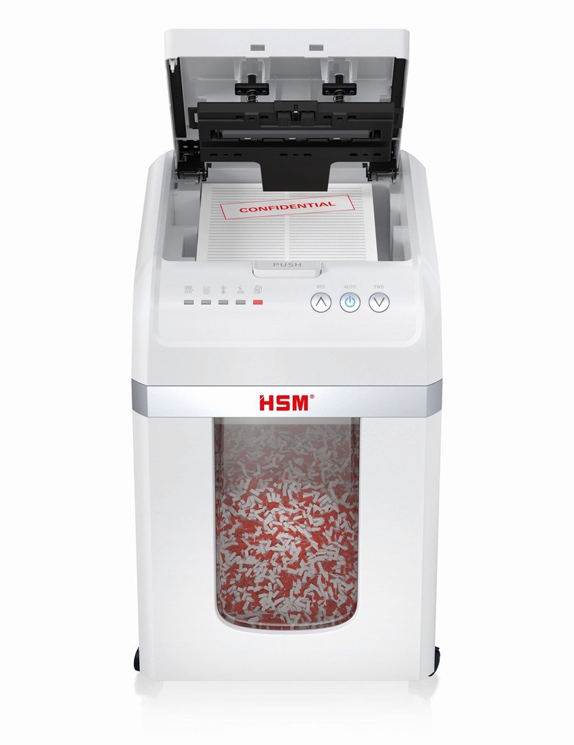 HSM Autofeed X300 papirmakulator med automatisk indf�ring, 30 l, P4, 4 x 12 mm #2