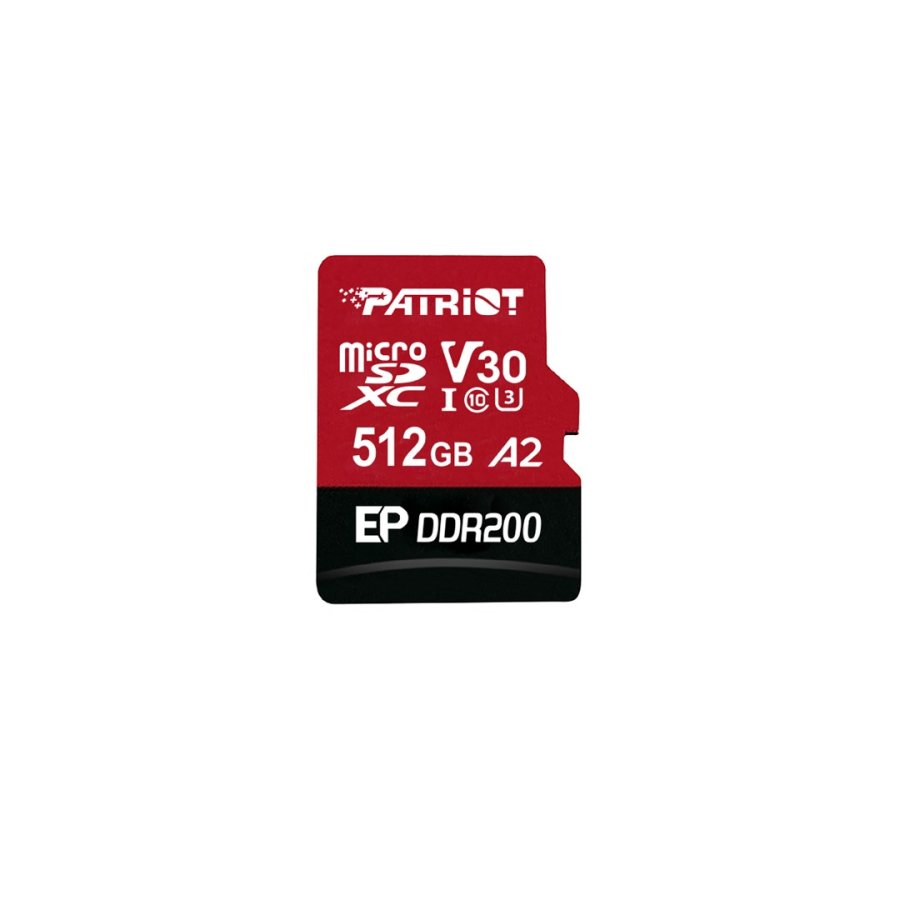 Patriot EP DDR200 Micro SDXC 512GB 160/120 MB/s U3 #1