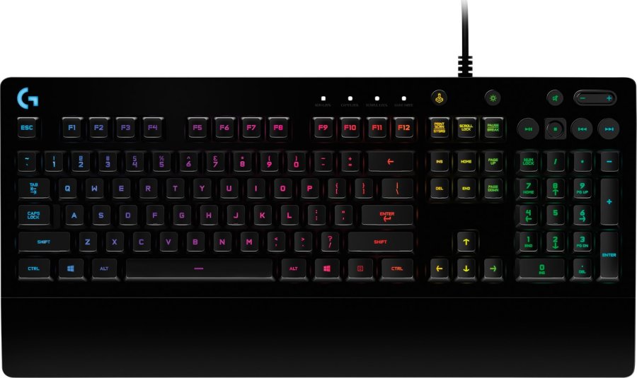 Logitech G 920-010738 tastatur Spil USB Tjekkisk Sort #1