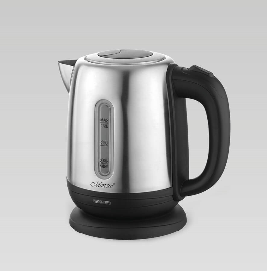 MAESTRO MR-027 elkedel 1,2 L 1630 W Stl, Sort #5