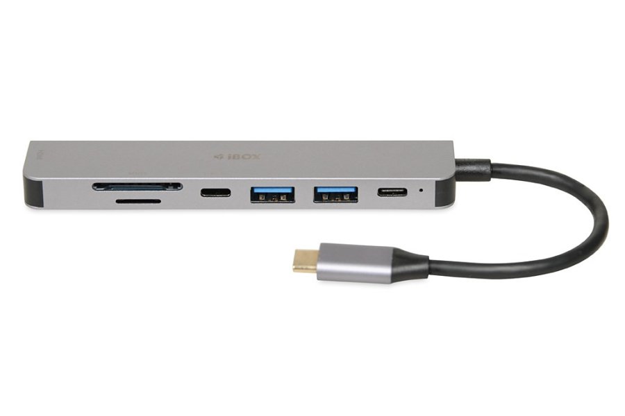 iBox IUH3SL4K interface hub USB Type-C 5000 Mbit/s Slv #3