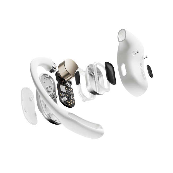 SHOKZ OpenFit Air, weiss Headset Trdls rekrog Opkald/Musik/Sport/Hverdag Bluetooth Hvid #3
