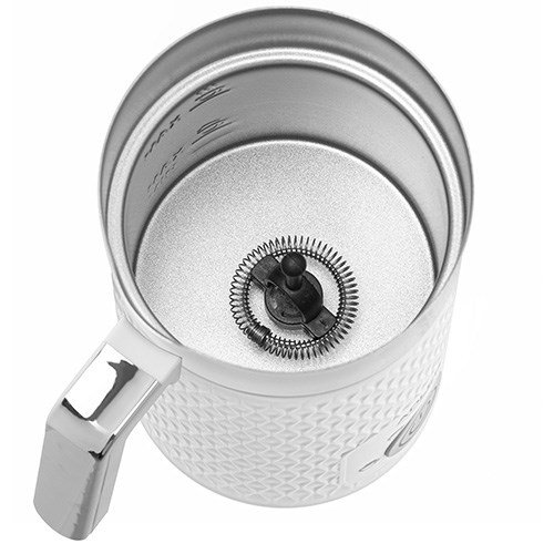 Adler AD 4494 Mlkeskummer og varmeapparat Automatisk Metallic, Hvid #9