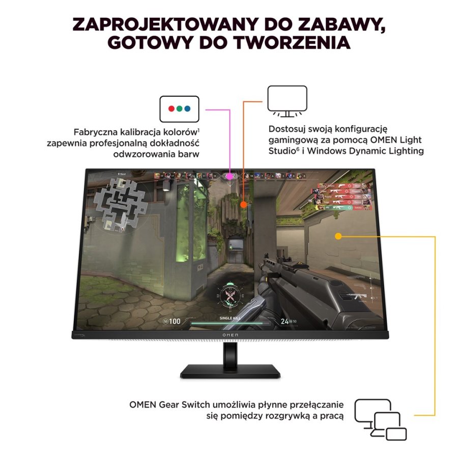 HP OMEN Transcend 31,5 tommer UHD 240 Hz OLED-gaming-skrm  Transcend 32 #6