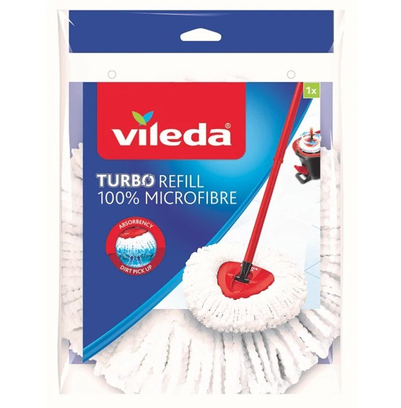 Vileda TURBO ClassiC Moppehoved Hvid #1