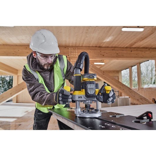 DeWALT DCW620NT-XJ router og overfrser Sort, Gul 23000 rpm #13